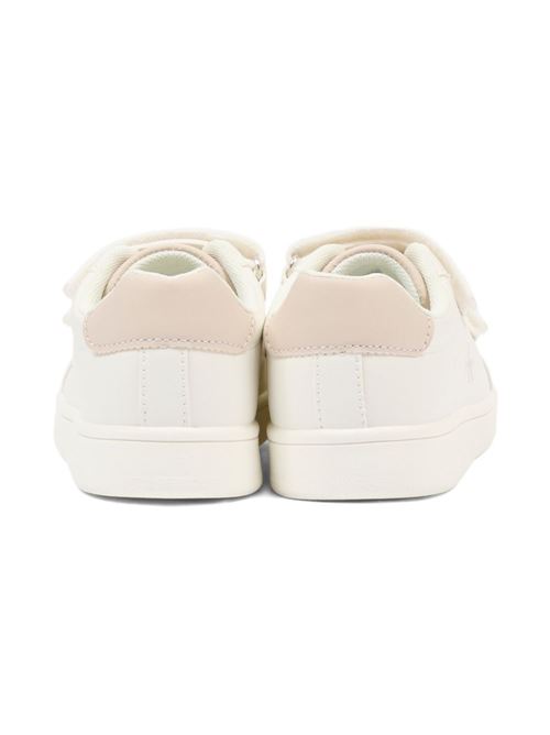 Sneakers bambino Calvin Klein bianche e beige con velcro Calvin Klein Kids | V1X9832761355A472